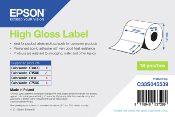 Étiquettes EPSON 102x51mm HIGH GLOSS